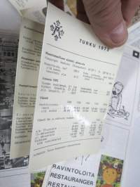 Turku 1973 -matkailuesite ym.