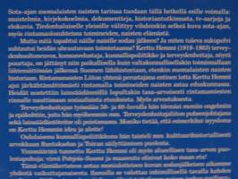 Tasa-arvoa puolustamassa - Kerttu Hemmi