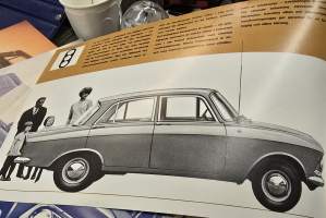 Moskvitsh (Moskvits) 408 Elite De Luxe -myyntiesite ruotsiksi