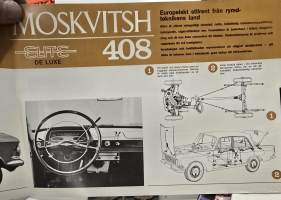 Moskvitsh (Moskvits) 408 Elite De Luxe -myyntiesite ruotsiksi