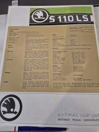 SKODA S 110 LS 1975 MYYNTIESITE. ENGLANTI