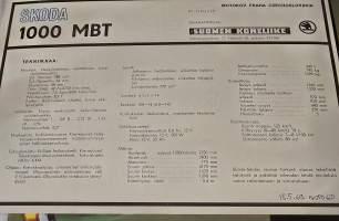 SKODA 1000 MBT  1967 MYYNTIESITE. SUOMI