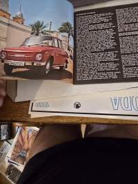 SKODA  tehdas lehti 1971. MYYNTIESITE. saksan kielinen.