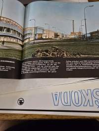 SKODA  tehdas lehti 1971. MYYNTIESITE. saksan kielinen.