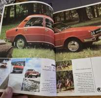 SKODA 120 / L JA  120 / LS myyntiesite. englannin kielinen.