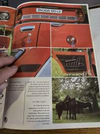 SKODA 120 / L JA  120 / LS myyntiesite. englannin kielinen.