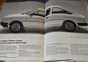 SKODA 120 / L JA  120 / LS  ja COUPE myyntiesite. suomen kielinen.