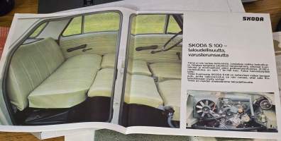 SKODA 100  1973 myyntiesite. suomen kielinen.