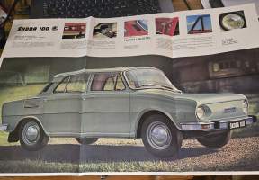 SKODA 100  1973 myyntiesite. suomen kielinen.