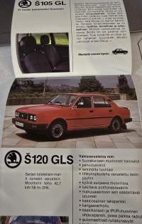SKODA   105 JA 120 MYYNTIESITE. . suomen kielinen.