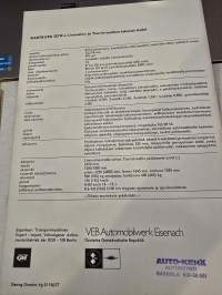 WARTBURG 353 W  1977  MYYNTIESITE.