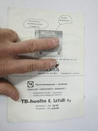 Nurmijärvi-Ralli 4-5.1977 Lähtöluettelo