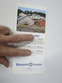 Eckerölinjen Ahvenanmaa / Ruotsi 2007 -esite