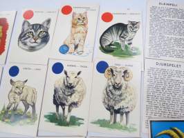 Eläinpeli / Djurspelet - Paletti 2387 -pelikortit