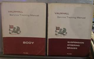 VAUXHALL Service training manual  4 kappaletta.