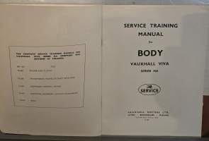 VAUXHALL Service training manual  4 kappaletta.