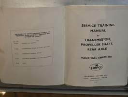 VAUXHALL Service training manual  4 kappaletta.