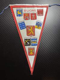 Suomi Finland -matkailuviiri, iso koko / souvenier pennant