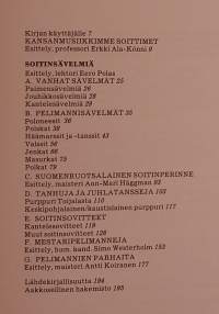 Kansanmusiikki 2 - Soitinsävelmiä. ( Nuottikirja, kokoomateos, pelimannimusiikki, kansanmusiikki, musiikkiperinne, historiikki)