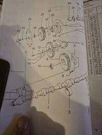 SCANIA  DN 11, DS 11 JA DSI 11 VARAOSA LUETTELO.