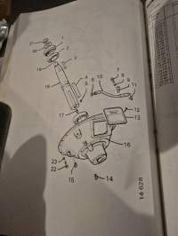 SCANIA  DN 11, DS 11 JA DSI 11 VARAOSA LUETTELO.