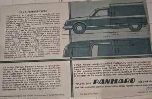 PANHARD  type D.65 1959 myyntiesite.