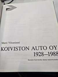 KOIVISTON AUTO OY 1928-1988 historia.