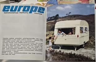 EUROPE 1967 Matkailuvaunu myyntiesite