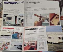 EUROPE 1967 Matkailuvaunu myyntiesite