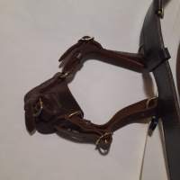 Rähinäremmi upseerivyö miekankannikkeella Vyön pituus päästä päähän 128 cm