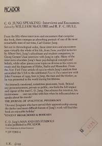 C.G. Jung Speaking, Interviews and Encounters