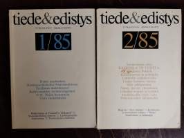 Tiede &amp; Edistys 1/1985, Tiede &amp; Edistys 2/1985