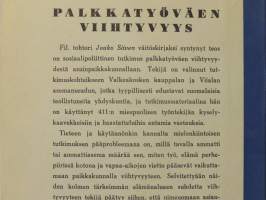 Palkkatyöväen viihtyvyys