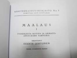Maalaus I - Työohjeita kotien ja ammattiopetuksen tarpeiksi -näköispainos