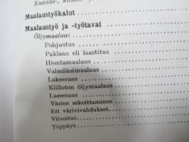 Maalaus I - Työohjeita kotien ja ammattiopetuksen tarpeiksi -näköispainos