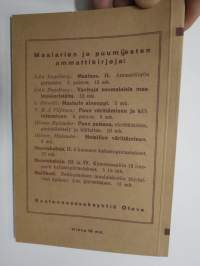 Maalaus I - Työohjeita kotien ja ammattiopetuksen tarpeiksi -näköispainos