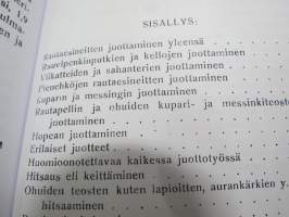 Metallityön opas maalaisille, ohjeita rauta- ja metalliteosten juottamiseen ja korjaamiseen, tinaamiseen, karkaisemiseen, syövytykseen... -näköispainos