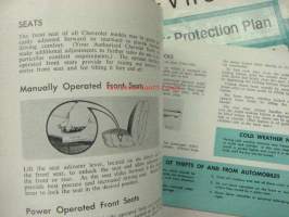 Chevrolet 1964 User´s guide + Owner protection plan -alkuperäinen käyttöohjekirja