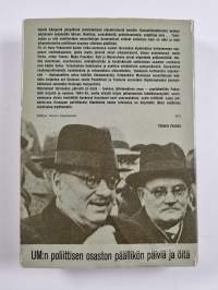 Talvisodan poliittinen näytelmä : UM:n poliittisen osaston päällikön päiviä ja öitä
