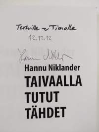 Taivaalla tutut tähdet (signeerattu, tekijän omiste)