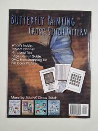 Butterfly Painting Cross Stitch Pattern