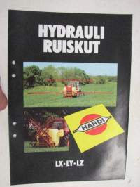 Hardi hydrauliruiskut LX, LY, LZ -myyntiesite