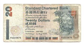 Hong Kong 20 Dollars 2000 - seteli