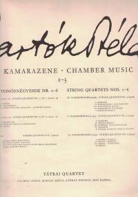 Bartók Béla, Tátrai Quartet – String Quartets Nos. 1-6