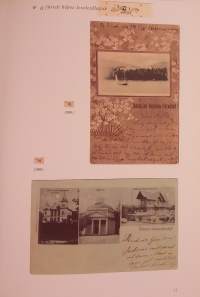 Üdvözlet Balatonfüredről – Greetings from Balatonfüred – Gruss aus Balatonfüred.  ( Vanhoja postikortteja, paikallishistoria )