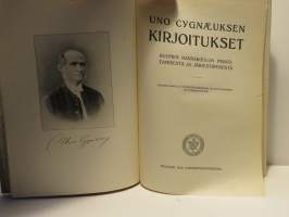 Uno Gygnaeuksen kirjoitukset Suomen kansakoulun perustamisesta ja järjestämisestä