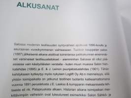 Patapruukista nosturitehtaaksi 110 vuotta J.E. Laakso, Salon Mekanillinen tehdas, Salon Sähkö- ja Konetehdas Oy, Fiskars Salon Konepaja ja Loglift Oy historiaa