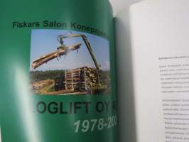 Patapruukista nosturitehtaaksi 110 vuotta J.E. Laakso, Salon Mekanillinen tehdas, Salon Sähkö- ja Konetehdas Oy, Fiskars Salon Konepaja ja Loglift Oy historiaa