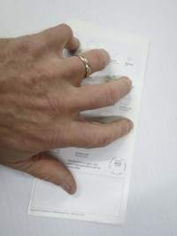 Arabia Seita Arctica KS design Inkeri Leino -myyntiesite malli- ja mittatietoineen