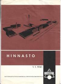 Katepal Lempäälä  hinnasto  tuote-esite 4 sivua